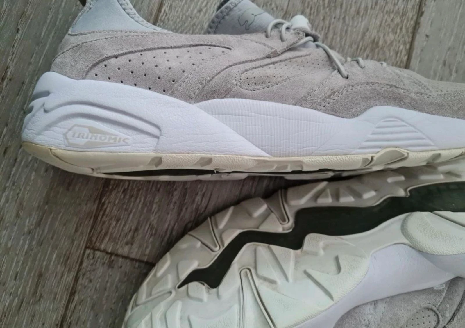 Tênis cinza Puma Trinomic. Tamanho 44.5 – photo 2